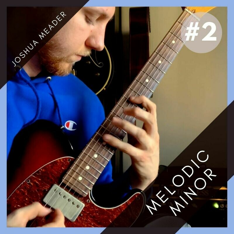 Melodic Minor Line #2 || TAB &amp; Music Notation