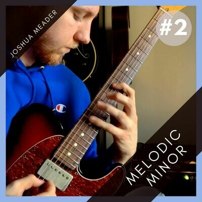 Melodic Minor Line #2 || TAB & Music Notation