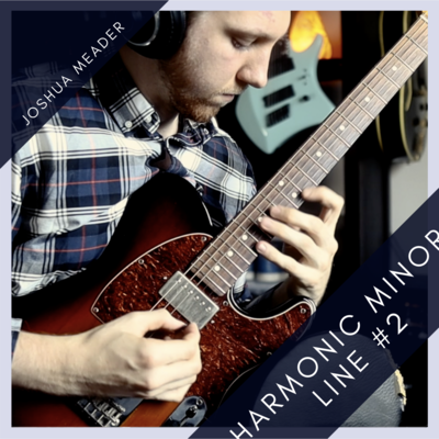 Harmonic Minor Line #2 || TAB & Music Notation