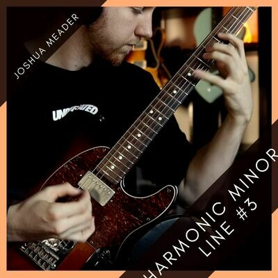 Harmonic Minor Line #3 || TAB & Music Notation