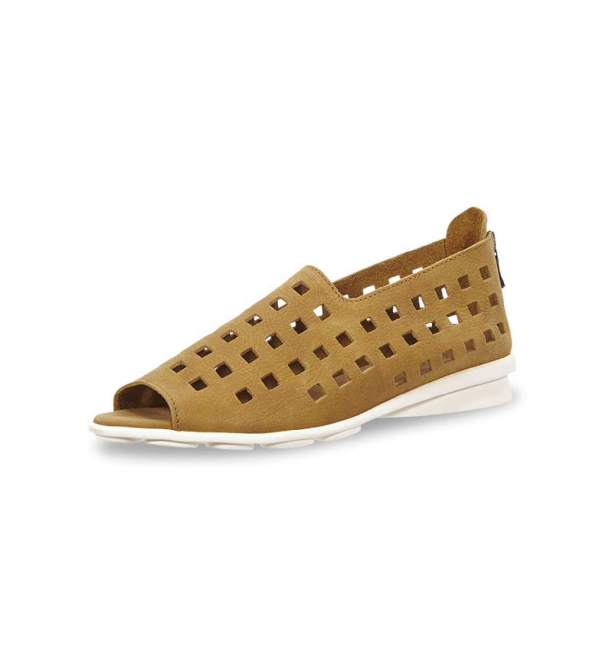 Tan Perforated Sandal Tan Perforated Sandal