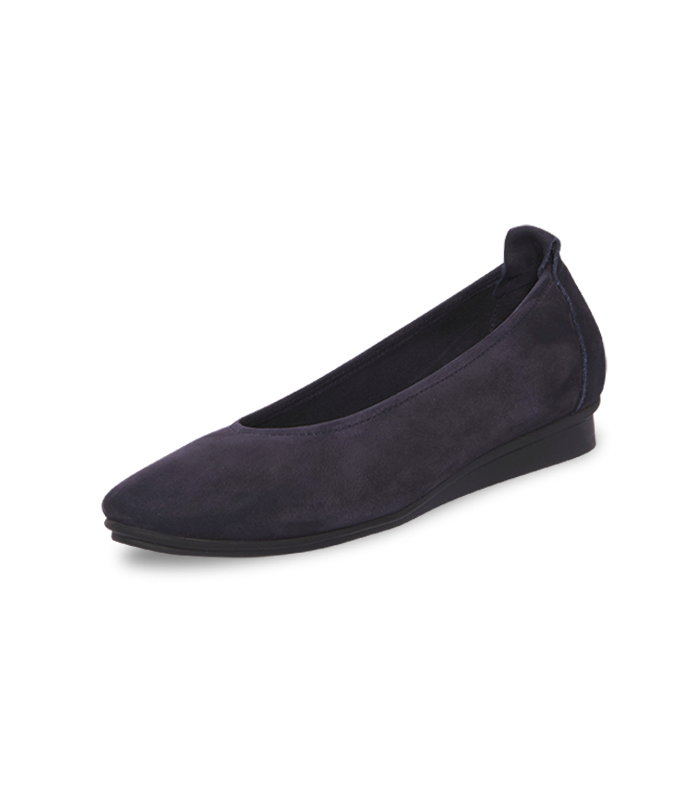 Arche French Nubuck Navy Flat Arche French Nubuck Navy Flat