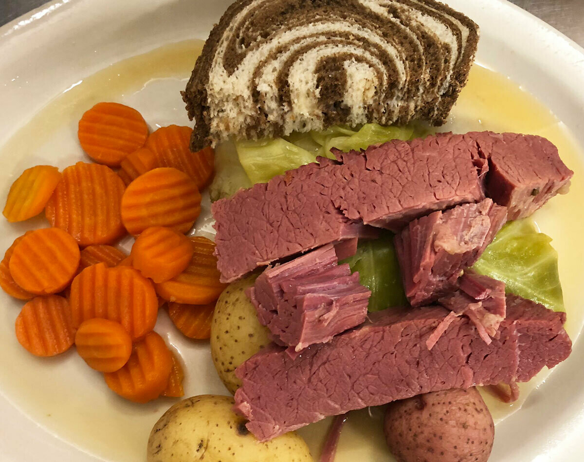 Corned Beef Brisket Dinner (1/2 order) Corned Beef Brisket Dinner (1/2 order)