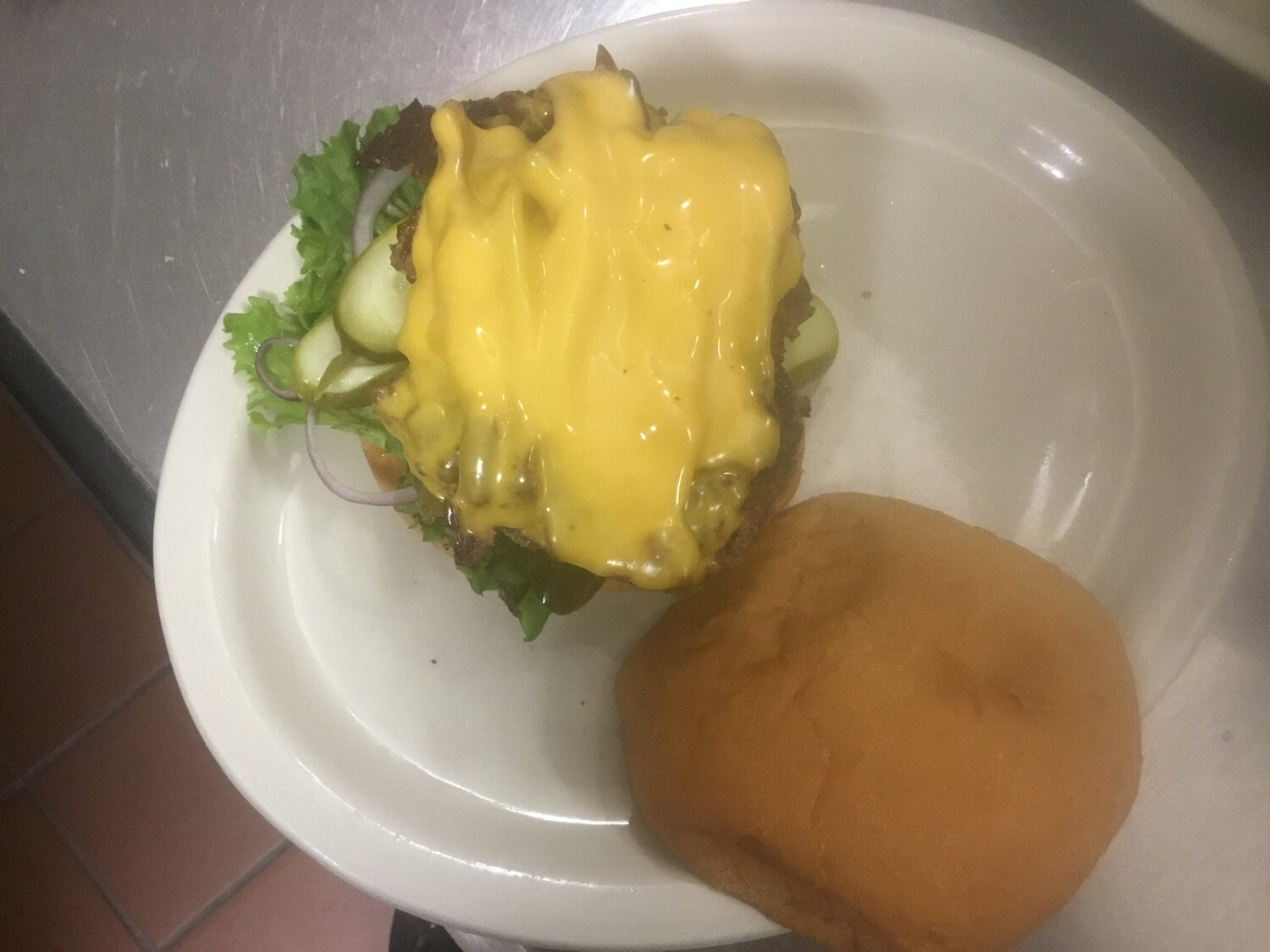 Bacon Cheeseburger (1/4 lb. and 1 Side) Bacon Cheeseburger (1/4 lb. and 1 Side)