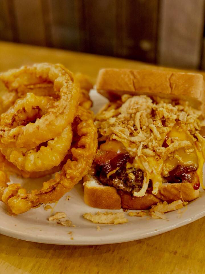 Texas Dude Burger (1/2 lb. and 2 Sides) Texas Dude Burger (1/2 lb. and 2 Sides)