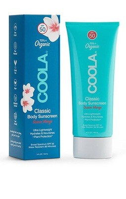 Coola Classic Body Organic Sunscreen Lotion SPF 50 Guava Mango