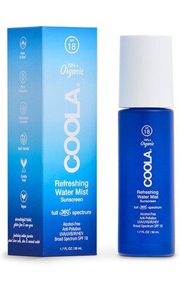 Coola Full Spectrum Refreshing Water Mist Organic Face Sunscreen SPF 18