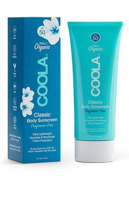 Coola Classic Body Organic Sunscreen Lotion SPF 50 Fragrance Free