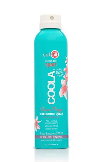 Coola Sport Continuous Spray SPF 50 Sunscreen Guava Mango