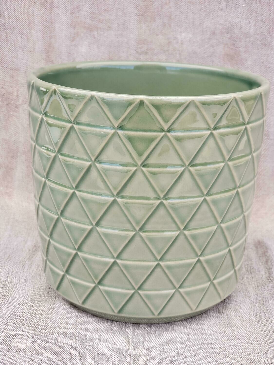 15cm GRN Pattern Ceramic Pot
