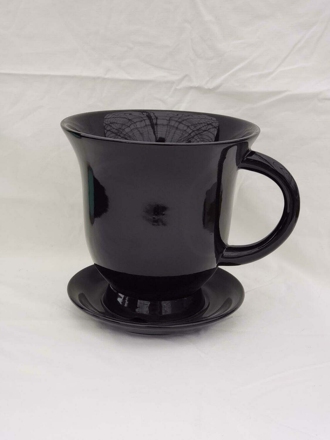 18cm BLK Ceramic Tea Pot