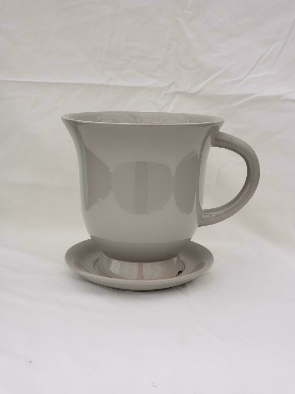 18cm GRY Ceramic Tea Pot