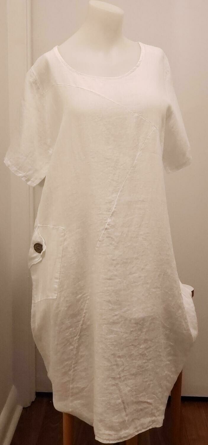 WHT Linen Pocket Dress