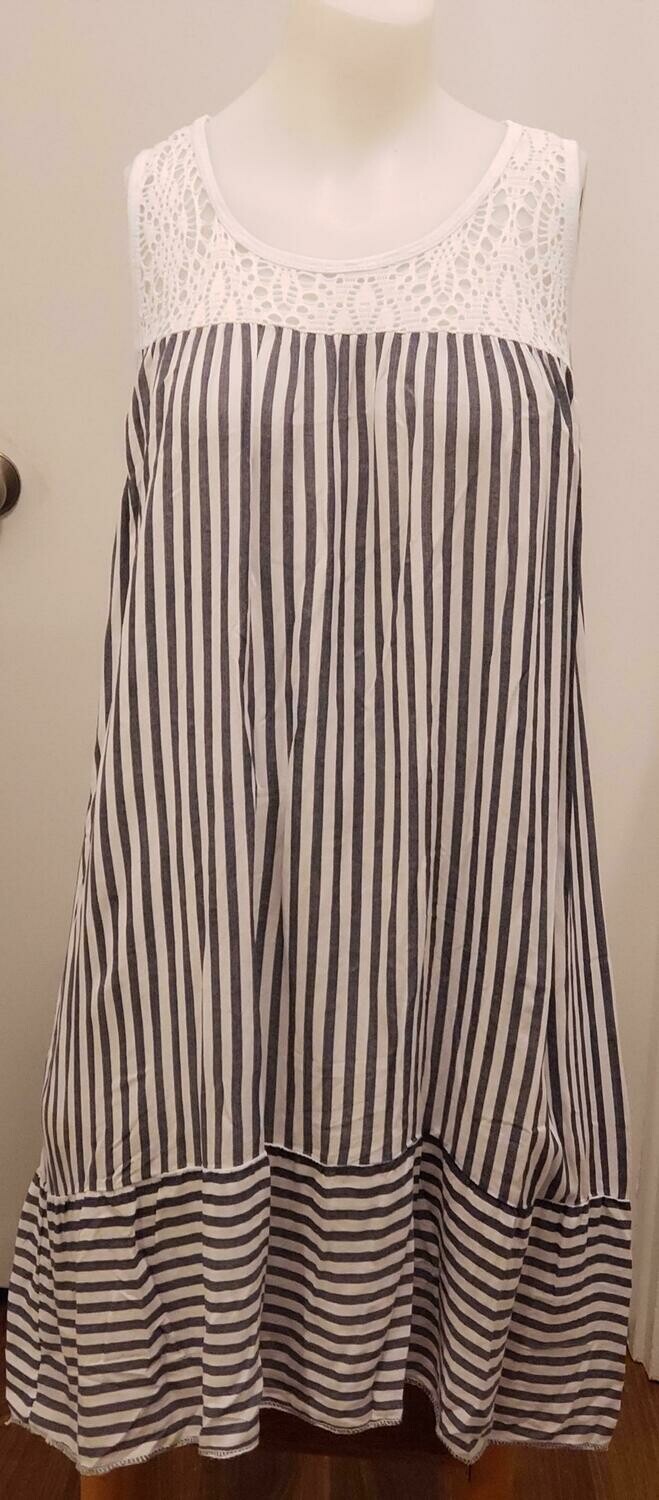 WHT Stripe Dress