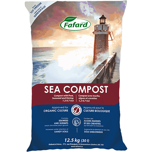 Organic Fafard Sea Compost w/Peat, Seaweed & Shrimp 30L