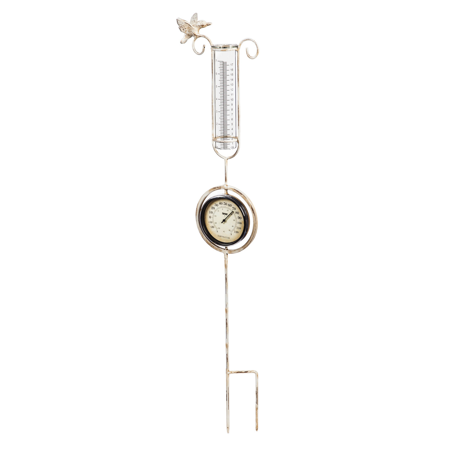 Thermometer and Rain Gauge