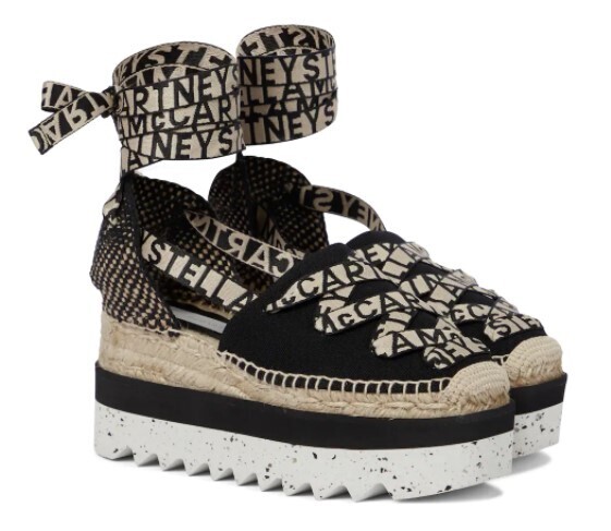 Platform Espadrille Black