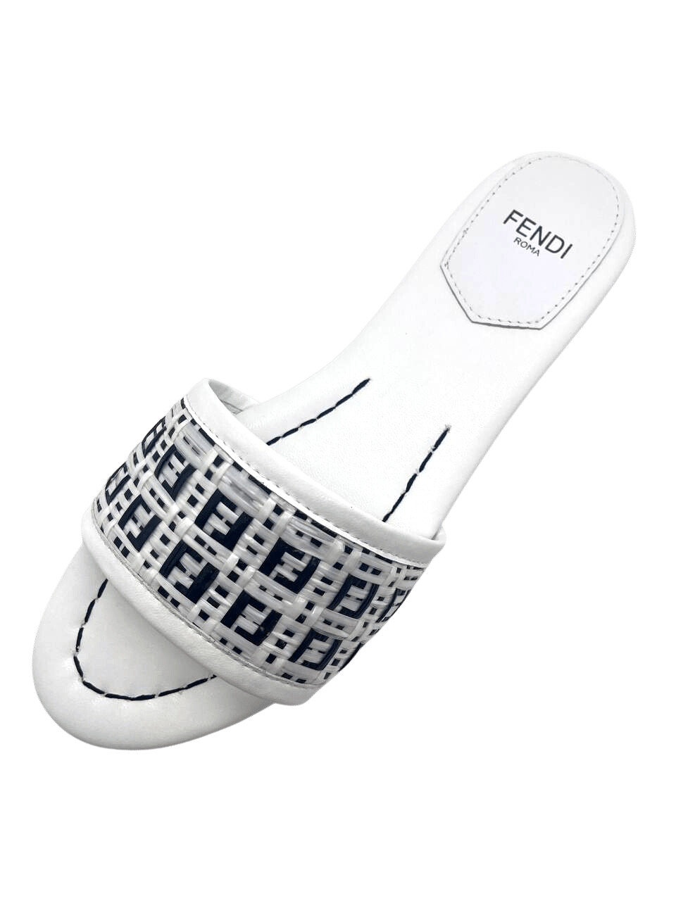 White-white sandals