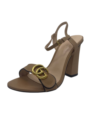 G Logo Sanald Heel Beige