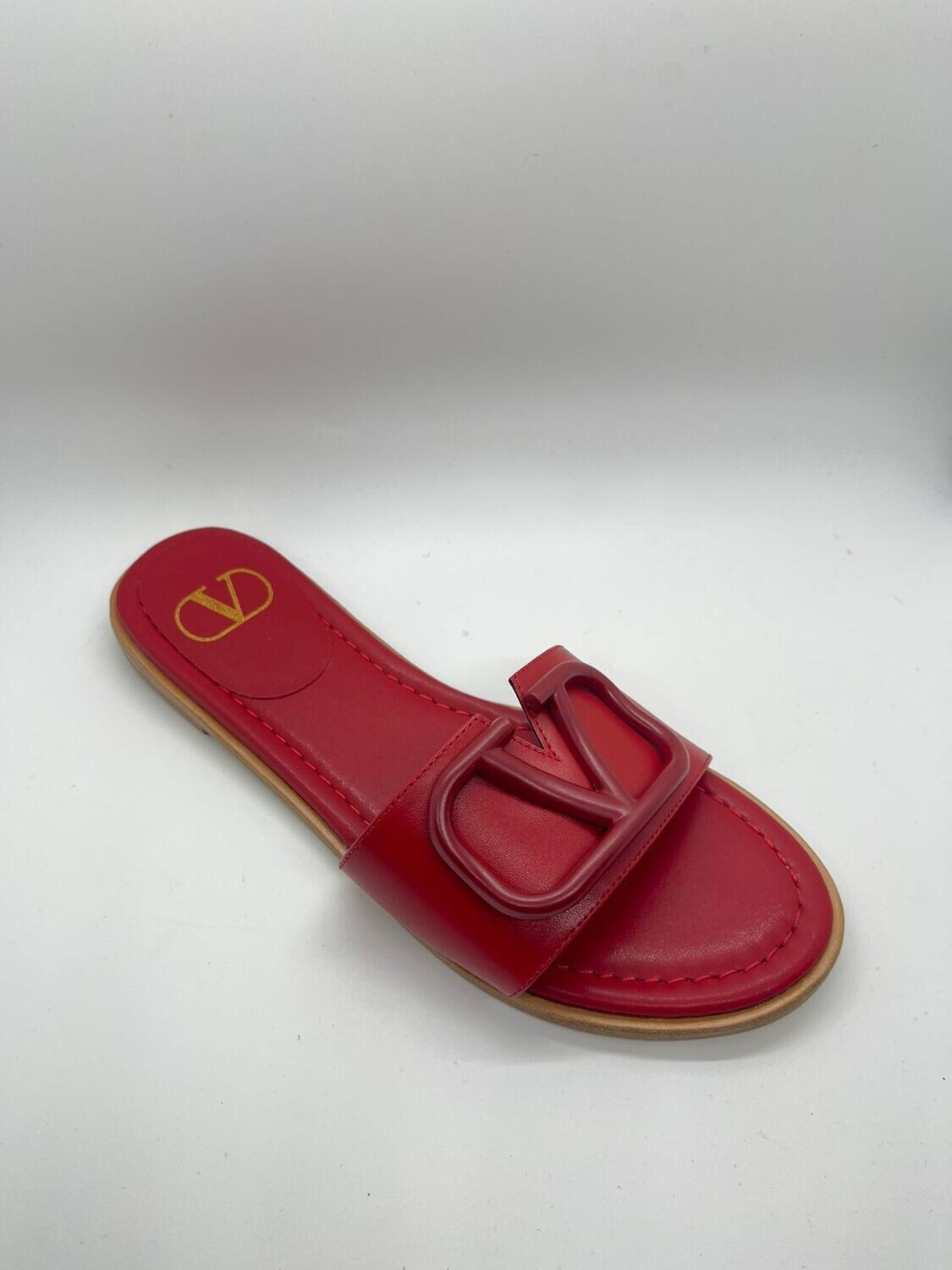 V Logo Flat Red