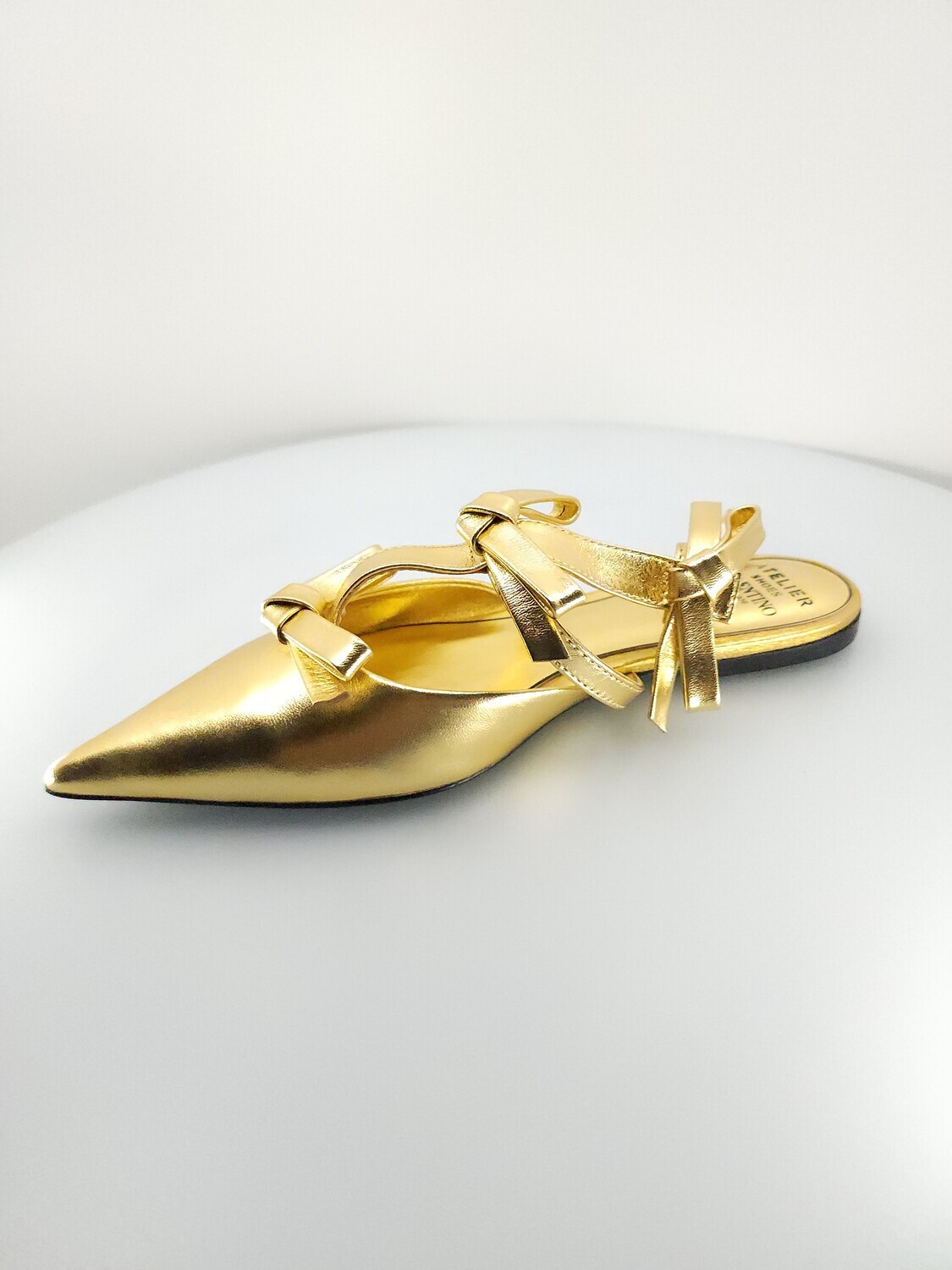 Mule heel gold, Size: 37 EU