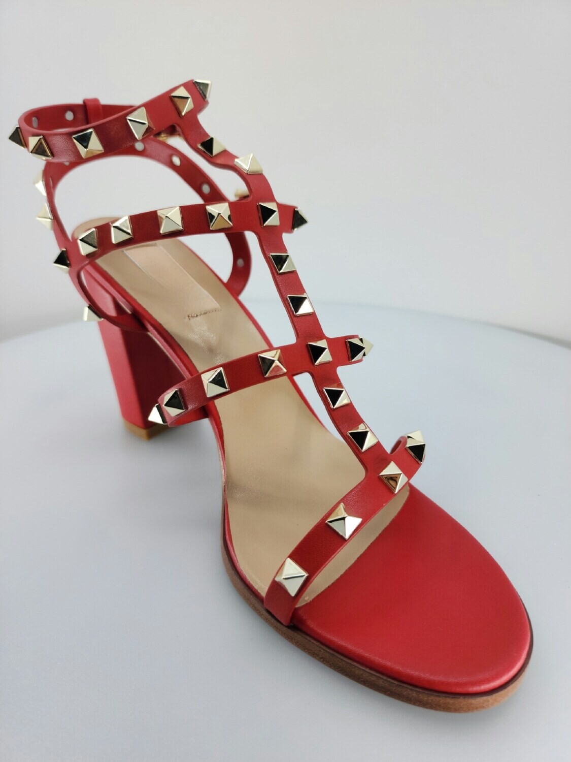 Rockstud Sandal Red