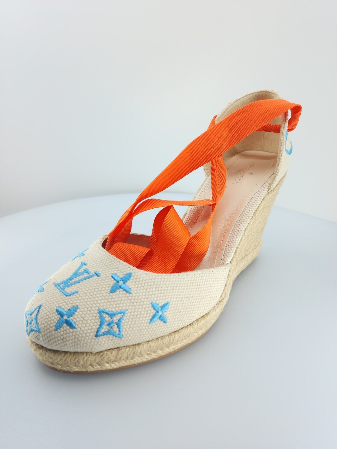 Espadrille monogram beige Platform