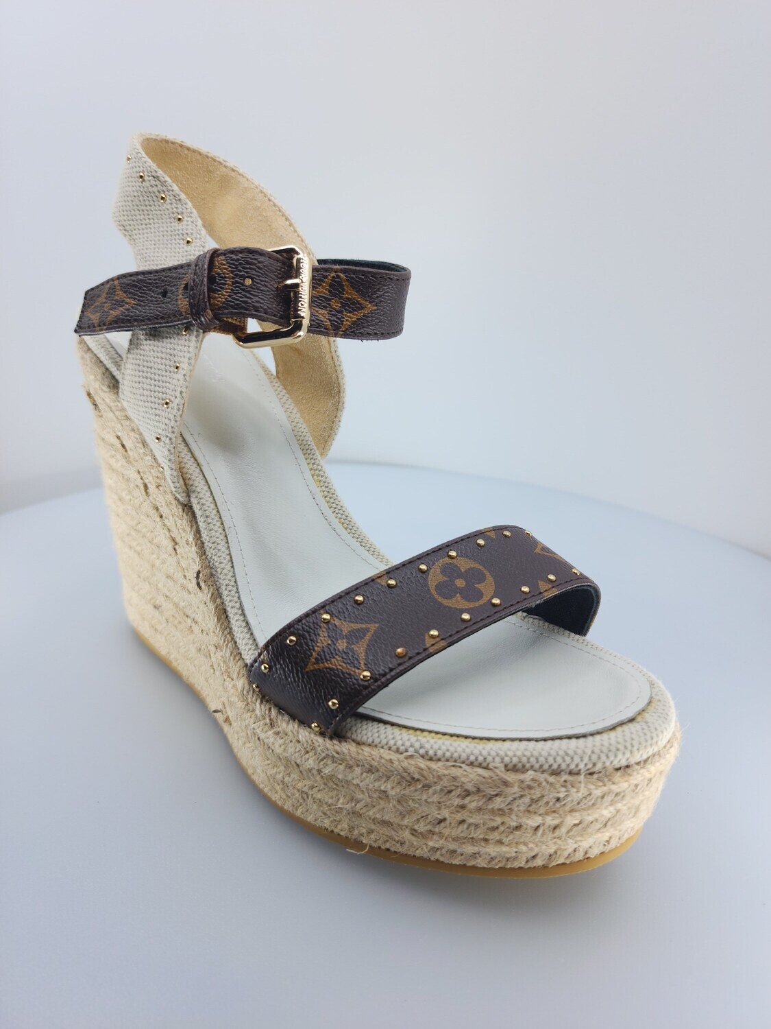 Monogram Espadrille Beige