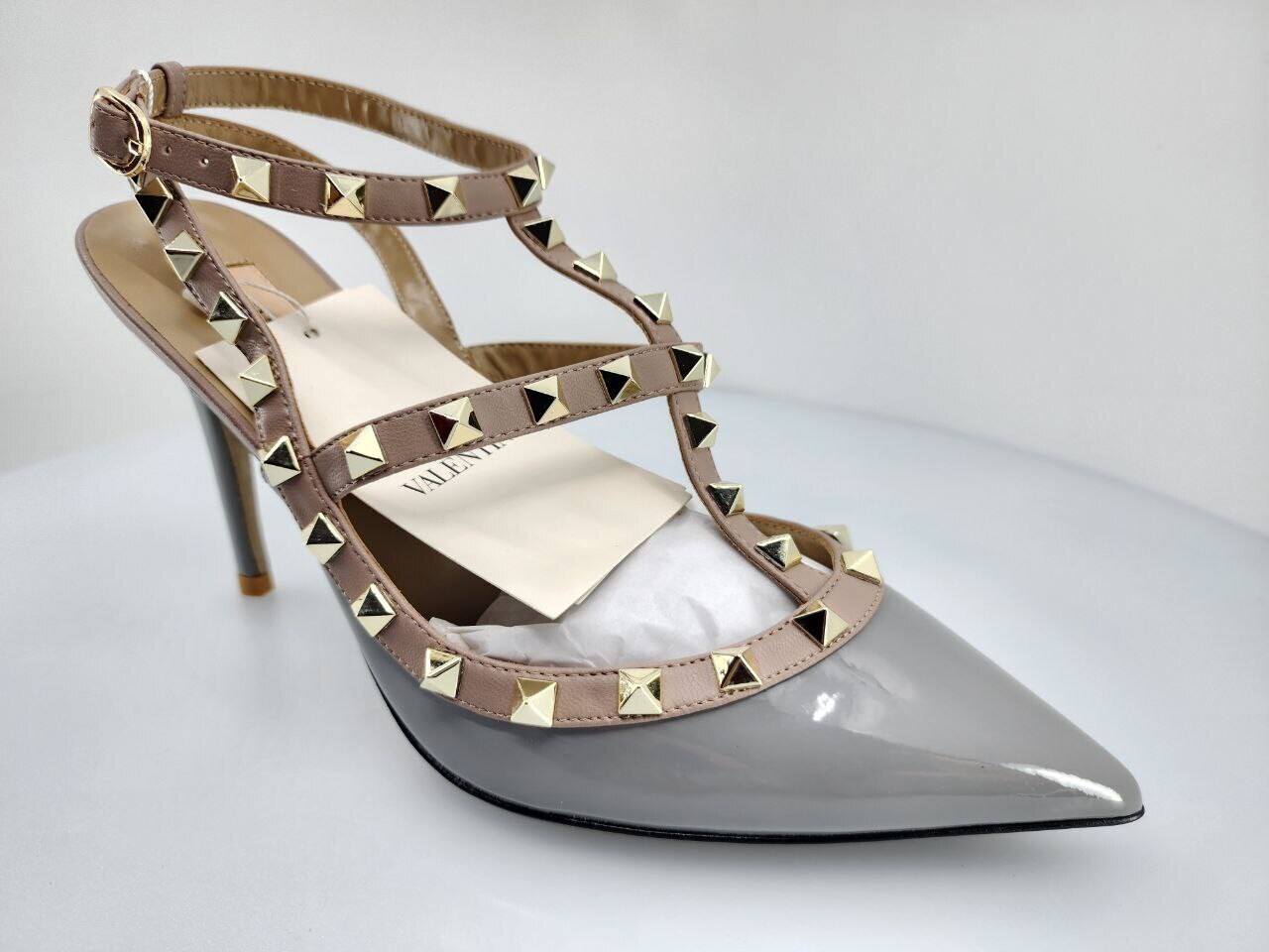 Rockstud Pump Gray