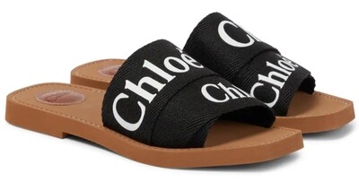 Logo Sandal Black