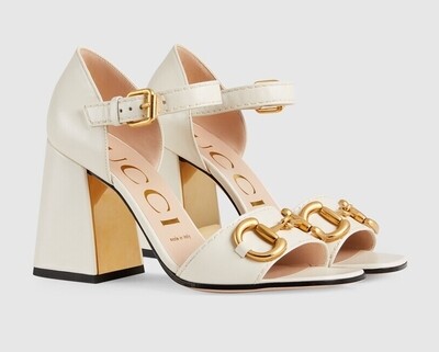 Sandal with Horsebit white