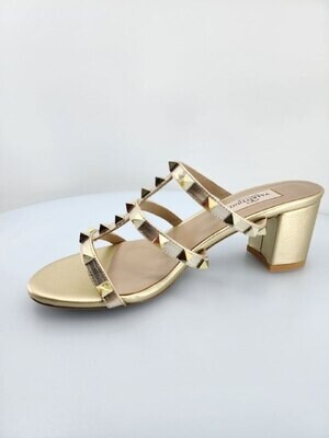 Mule heel gold