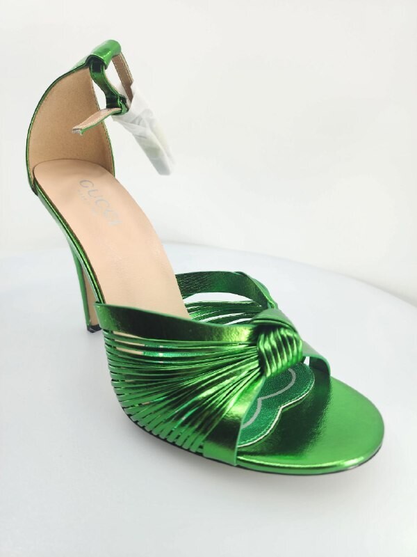 Green sandals