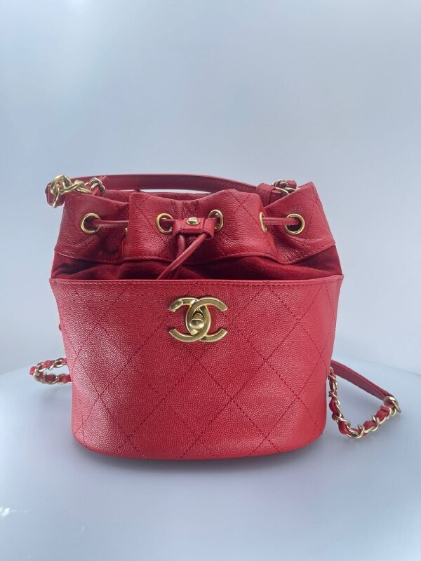 Red Bucket bag