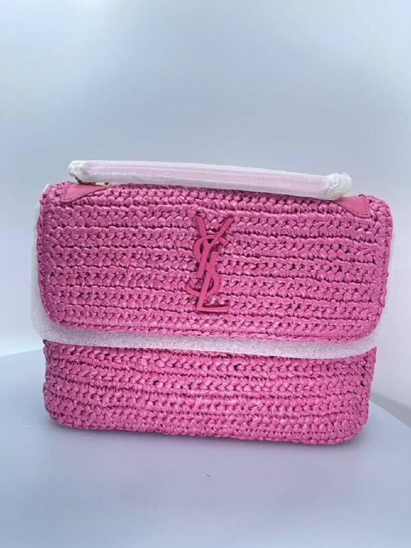 YSL pink bag crossbody