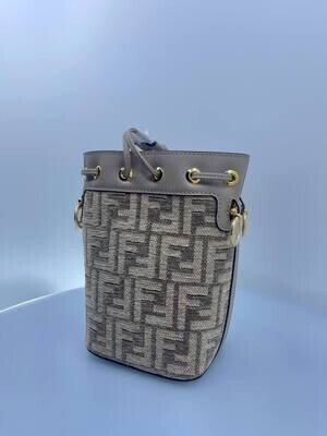Fendi logo beige bag