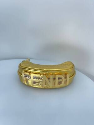 Fendi mini bag gold