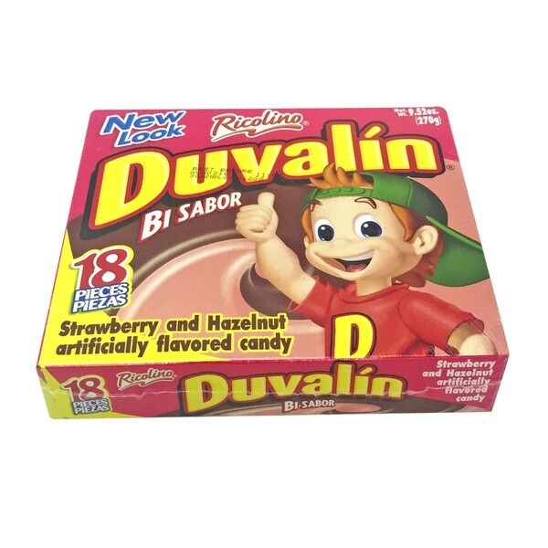 RICOLINO DUVALIN BI SABOR HAZELNUT & STRAWBERRIES 270G