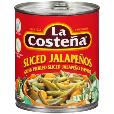 LA COSTENA JALAPENO SLICED 28oz