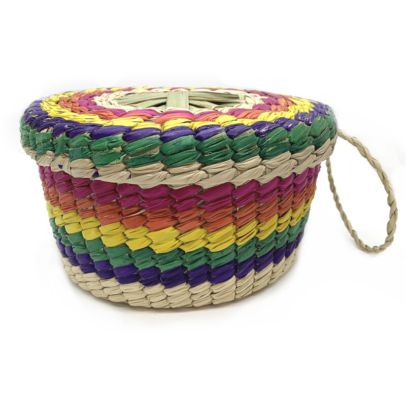 MEXICANA TORTILLA WARMER PALM CON TAPA