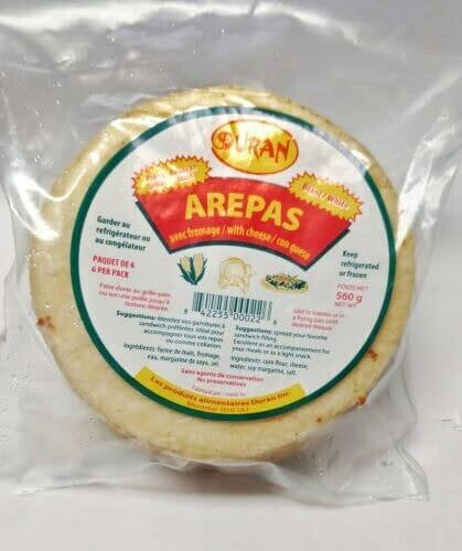 DURAN WHITE CHEESE AREPAS 550G