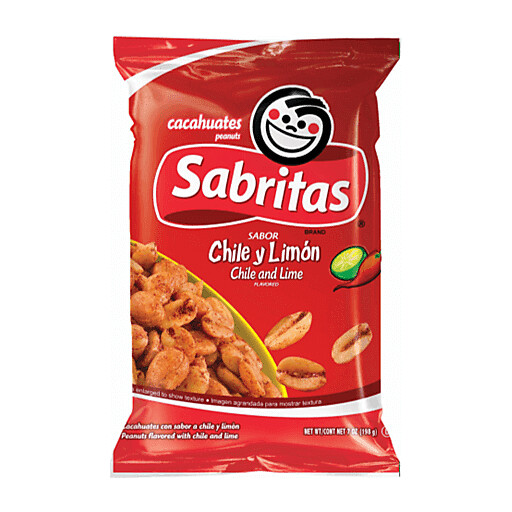 SABRITAS PEANUTS CHILE LIMON 200G