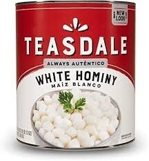 TEASDALE HOMINY WHITE 3.06KG