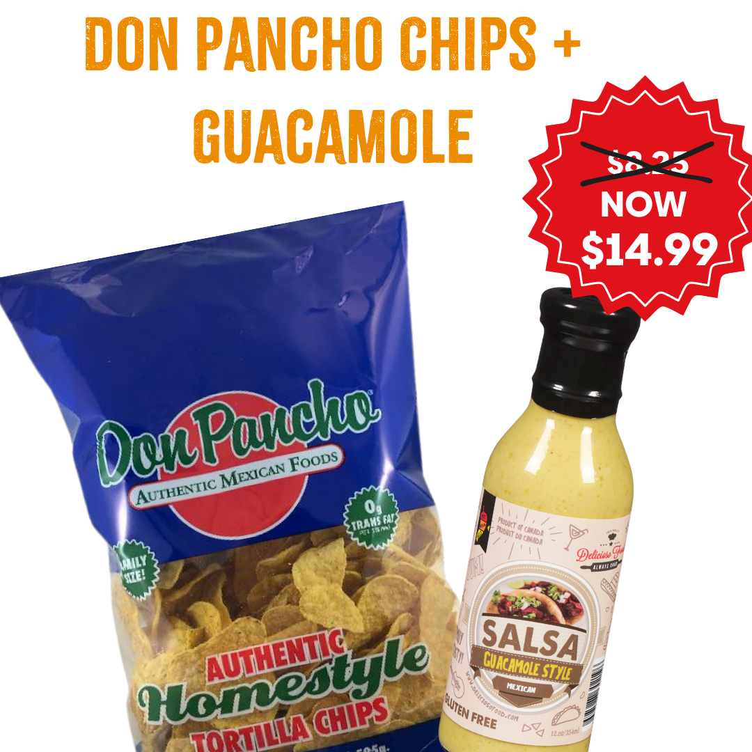 DON PANCHO ORIGINAL CHIPS + GUACAMOLE
