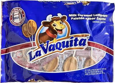 LA VAQUITA MILK LOLLIPOP 294G