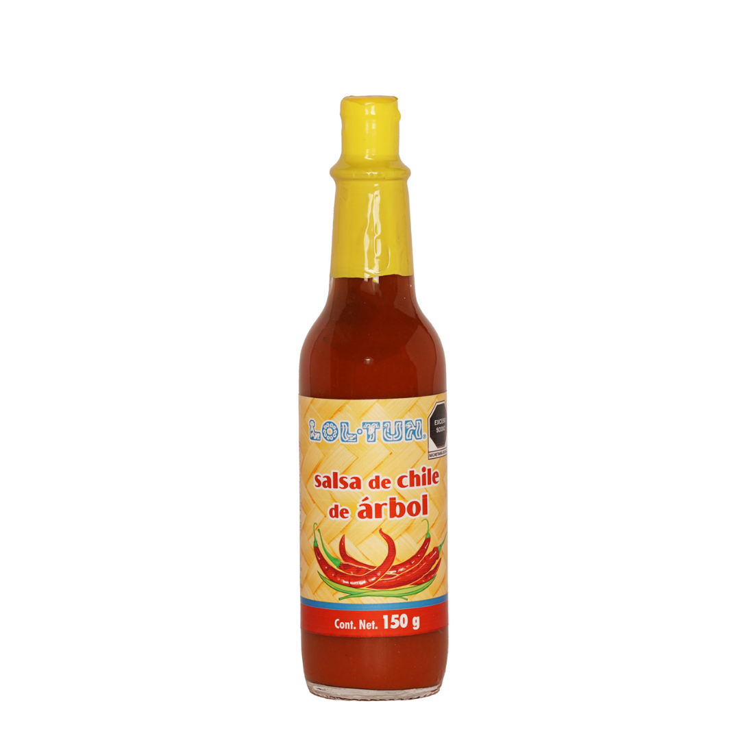 LOL TUN CHILE ARBOL HOT SAUCE 140g