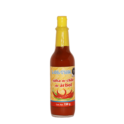 LOL TUN CHILE ARBOL HOT SAUCE 140g