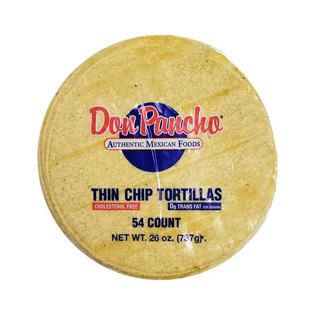 DON PANCHO YELLOW TORTILLAS 54CT