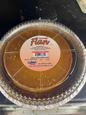 CUBAN TOUCH CARAMEL FLAN - 2LB
