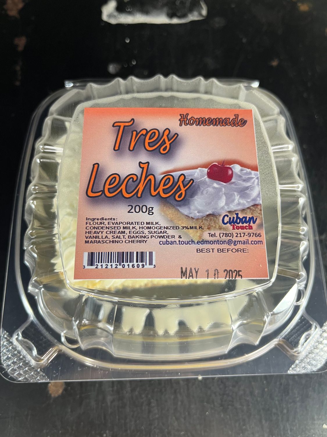 CUBAN TOUCH TRES LECHES 9X9 inches
